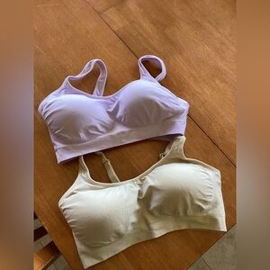 Set of 2 - The Comfort Shaping Bra in Lavender 457 and Cream  459 - 2 XL